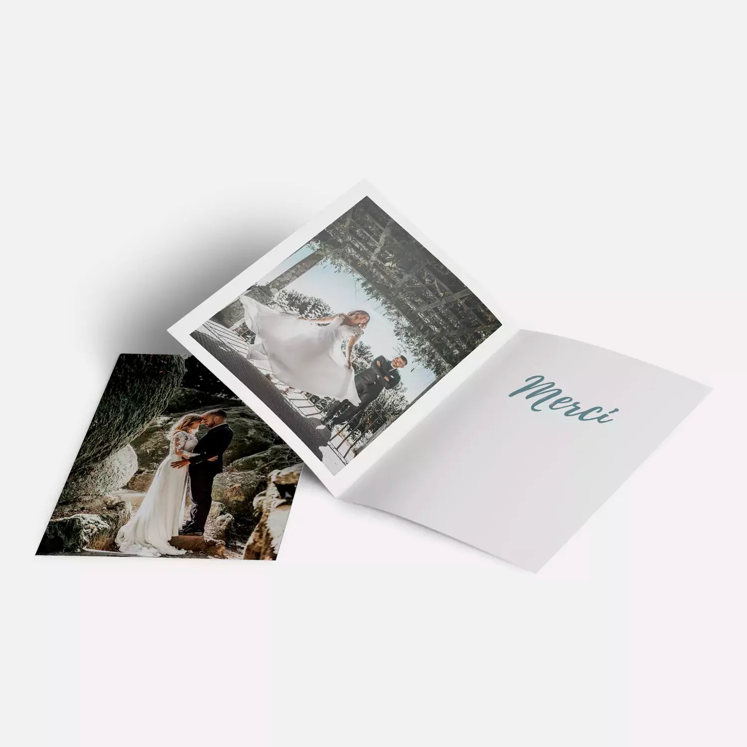 Carte recto/verso pliée