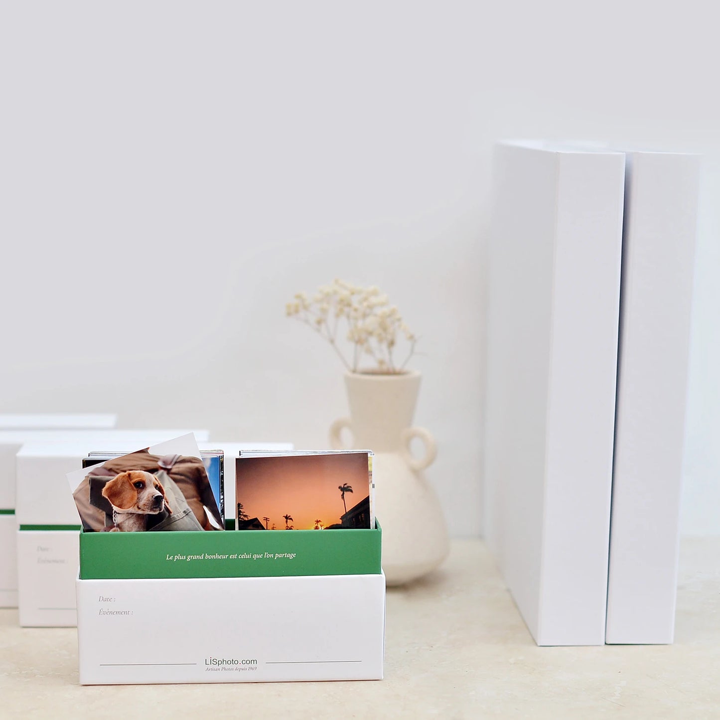 Coffret mémoire photo